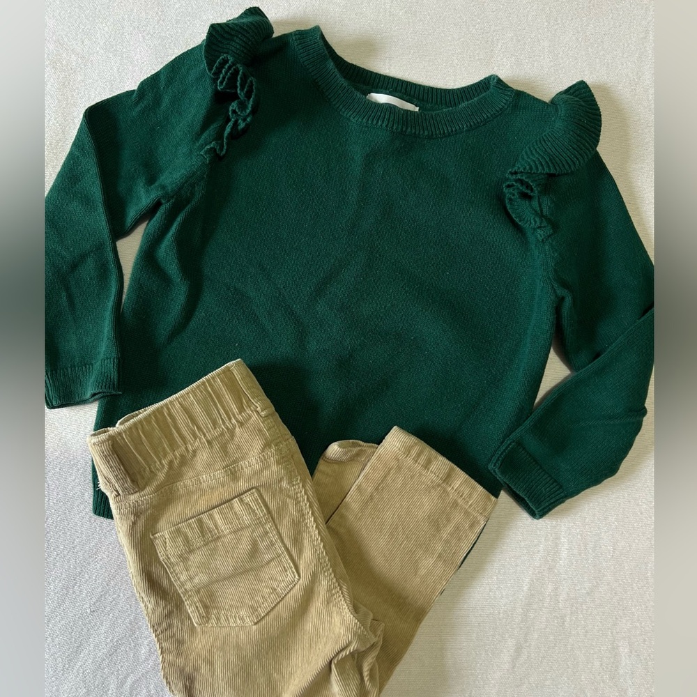 ON flutter sleeve sweater